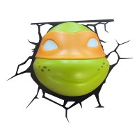 Teenage Ninja Turtles Michelangelo 3D Deco Light - Night Light Safety Light